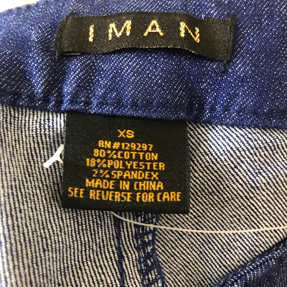 ❤️Inman Jegging Jeans XS Bootcut Blue 8" Rise - Picture 6 of 7